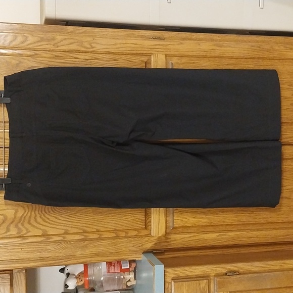 Lululemon Women's City Sleek 5-Pocket High-Rise Wide-Leg Pant Size 33/31 Black - Picture 7 of 8